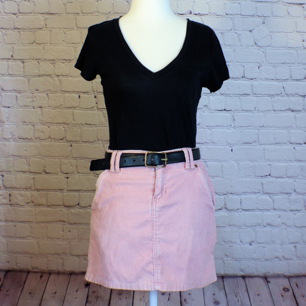 Pink Corduroy Mini Skirt | Old Navy | Size 2